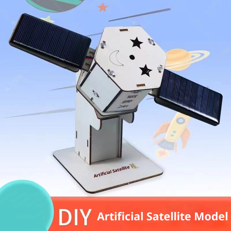 Science Toys Diy - DIY Zonnesatelliet Kunstmatige Assemblage Kinderen Studenten