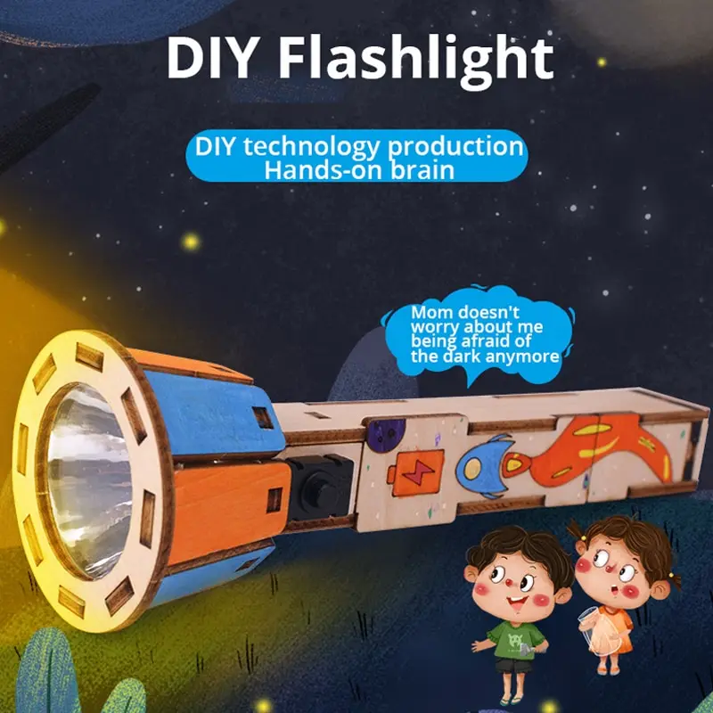 Science And Invention - DIY-zaklamptechnologie Kleine productieset Zelfgemaakt, met de