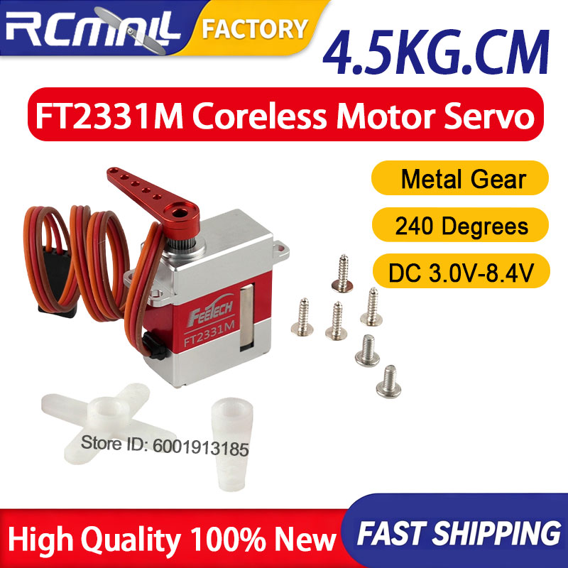 Robot Arm Motor - FT2331M Micro Digitale Servo 4.5KG Hoog