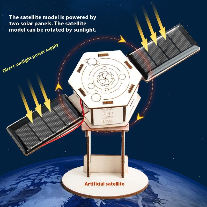DIY Zonnesatelliet Kunstmatige - Science Toys Diy recensie en prijs