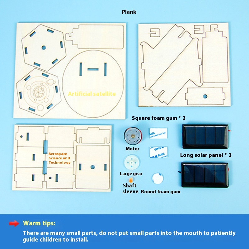 DIY Zonnesatelliet Kunstmatige - Science Toys Diy recensie en prijs