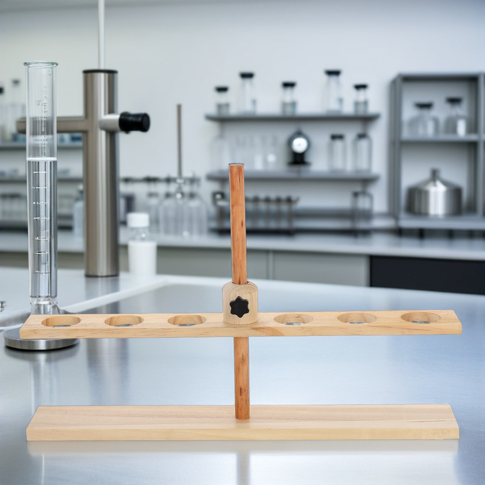 6-gaats houten trechterstandaa - Science Experiment recensie en prijs